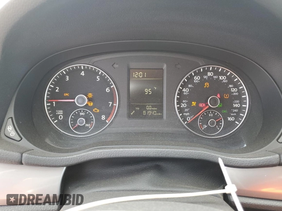 2015 Volkswagen Passat Wolfsburg Edition with VIN 1VWAS7A3XFC114625, listed as a Copart auction lot 60321585 with 81,940 mi miles and Salvage title. Bid and sale history available at DreamBid. Image 9.