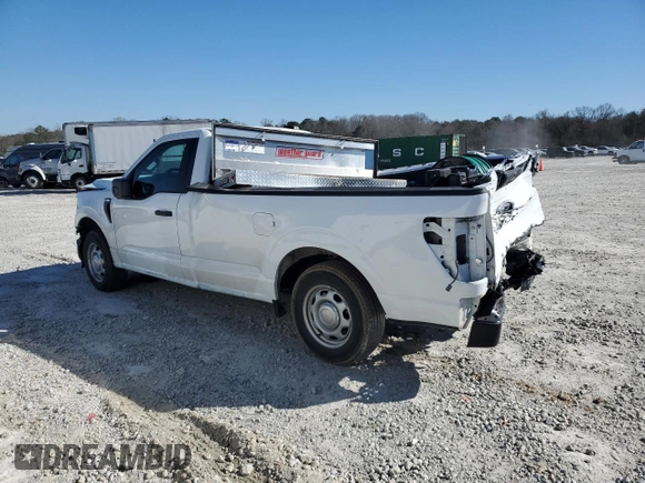 2023 Ford F-150 XL with VIN 1FTMF1CB5PKG04452, listed as a Copart auction lot 44376705 with 23,722 mi miles and Salvage Title. Bid and sale history available at carsss.com. Image 2.