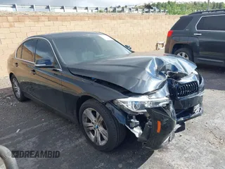 2018 BMW 3 Series 330i with VIN WBA8B9G50JNU99709, listed as a IAAI auction lot 41722727 with 44,742 mi miles. Bid and sale history available at carsss.com. Image 1.