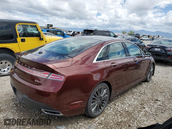 2015 Lincoln MKZ с VIN 3LN6L2JK3FR604949, выставлен на аукционе Copart как лот 57457615 с пробегом 55 118 миль миль и Списание • Salvage title. История ставок и продаж доступна на DreamBid. Изображение 3.