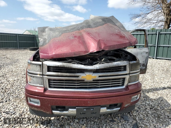 2014 Chevrolet Silverado 1500 High Country with VIN 3GCUKTECXEG406631, listed as a Copart auction lot 51078985 with Not Provided miles and Non Repairable. Bid and sale history available at DreamBid. Image 5.