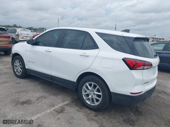 2024 Chevrolet Equinox LS with VIN 3GNAXHEG1RL102077, listed as a IAAI auction lot 41650008 with 10,745 mi miles. Bid and sale history available at carsss.com. Image 3.