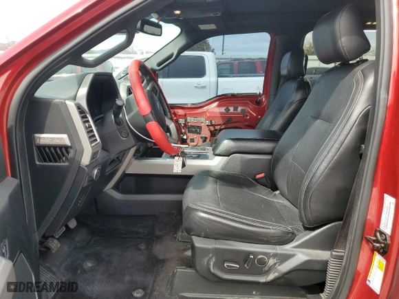 2015 Ford F-150 XLT w/HD Payload Pkg with VIN 1FTFW1EG1FKE40407, listed as a Copart auction lot 49809255 with 130,799 mi miles and Salvage Title. Bid and sale history available at carsss.com. Image 7.