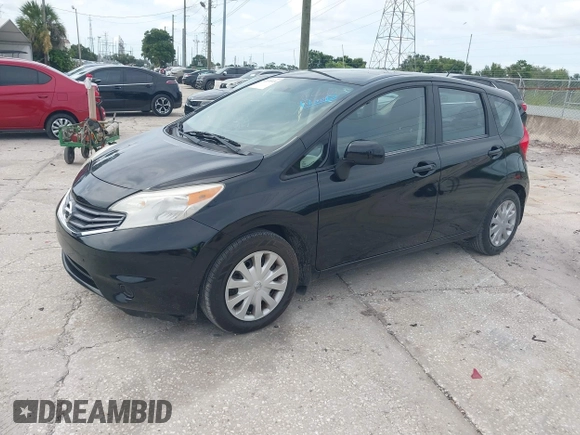 2014 Nissan Note S with VIN 3N1CE2CP0EL387259, listed as a IAAI auction lot 42698924 with 47,371 mi miles and . Bid and sale history available at DreamBid. Image 2.