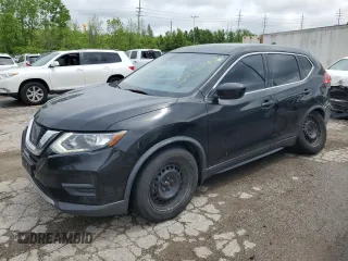 2017 Nissan Rogue S with VIN KNMAT2MT6HP614372, listed as a Copart auction lot 52974694 with 159,561 mi miles and Salvage Title. Bid and sale history available at carsss.com. Image 1.