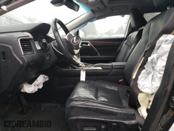 2018 Lexus RX 350L Premium with VIN JTJDZKCA2J2011527, listed as a Copart auction lot 57765915 with 51,454 mi miles and Salvage title. Bid and sale history available at DreamBid. Image 7.