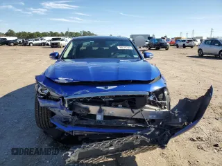2019 Genesis G70 Design with VIN KMTG34LE6KU017175, listed as a Copart auction lot 88478725 with 28,698 mi miles and Salvage Title. Bid and sale history available at DreamBid. Image 5.