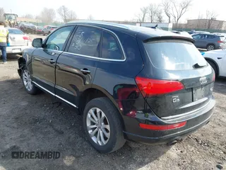 2016 Audi Q5 Premium Plus with VIN WA1L2AFP5GA036606, listed as a IAAI auction lot 41696026 with 102,893 mi miles. Bid and sale history available at carsss.com. Image 3.