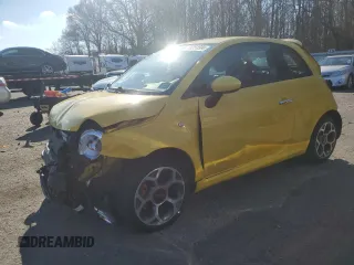 2016 FIAT 500 Sport z VIN 3C3CFFBR5GT144820, wystawiony jako Copart lot #83251584 z przebiegiem 100 009 mil mil oraz Szkoda całkowita • Salvage title. Historia ofert i sprzedaży dostępna na DreamBid. Obrazek 1.