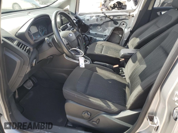 2018 Ford EcoSport SE with VIN MAJ3P1TE0JC175618, listed as a Copart auction lot 54233655 with 124,033 mi miles and Salvage title. Bid and sale history available at DreamBid. Image 7.