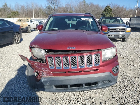 2016 Jeep Compass Latitude with VIN 1C4NJCEB0GD651470, listed as a Copart auction lot 47505465 with 130,826 mi miles and Salvage Title. Bid and sale history available at carsss.com. Image 5.