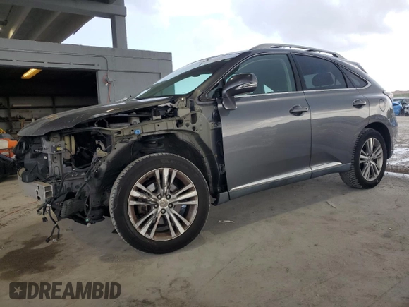 2015 Lexus RX 350 with VIN 2T2ZK1BAXFC171247, listed as a Copart auction lot 50871465 with 79,228 mi miles and Salvage Title. Bid and sale history available at DreamBid. Image 1.