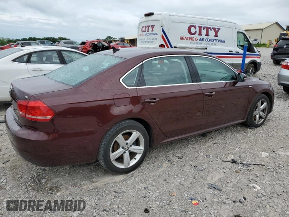 2014 Volkswagen Passat Wolfsburg Edition with VIN 1VWAS7A30EC028920, listed as a Copart auction lot 57174285 with 129,797 mi miles and Salvage title. Bid and sale history available at DreamBid. Image 3.