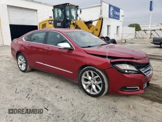 2015 Chevrolet Impala LTZ with VIN 2G1165S37F9101454, listed as a Copart auction lot 51895435 with 184,732 mi miles and Salvage Title. Bid and sale history available at DreamBid. Image 4.