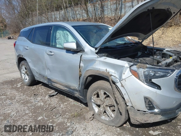 2020 GMC Terrain SLE with VIN 3GKALMEV7LL312254, listed as a IAAI auction lot 41865782 with 86,876 mi miles. Bid and sale history available at carsss.com. Image 6.