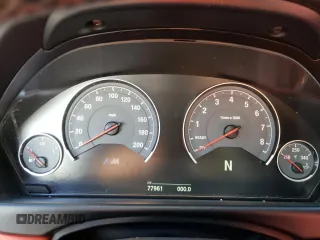 2017 BMW M4 with VIN WBS3R9C54HK709747, listed as a Copart auction lot 51333074 with 77,961 mi miles and Salvage Title. Bid and sale history available at carsss.com. Image 9.