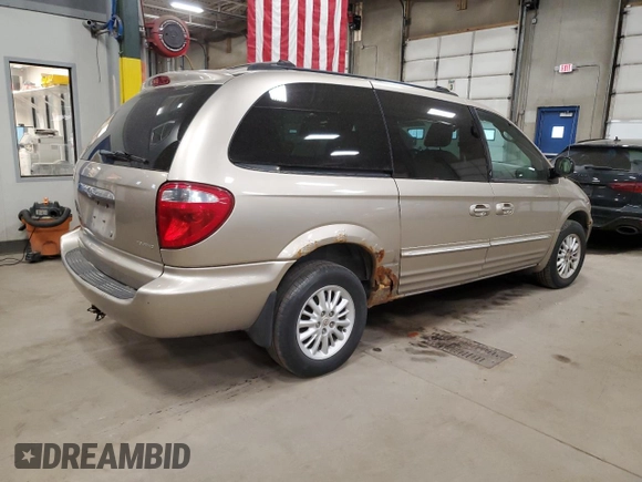 2004 Chrysler Town & Country Touring with VIN 2C4GP54L34R586409, listed as a Copart auction lot 49818705 with 149,501 mi miles and Salvage Title. Bid and sale history available at DreamBid. Image 3.