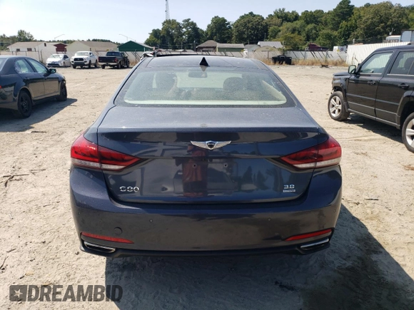 2017 Genesis G80 3.8L with VIN KMHGN4JE7HU176674, listed as a Copart auction lot 70269214 with 74,679 mi miles and Salvage Title. Bid and sale history available at carsss.com. Image 6.