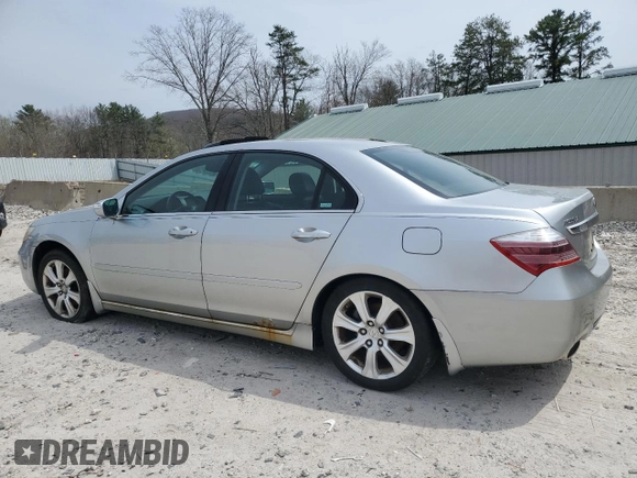 2009 Acura RL Technology with VIN JH4KB26689C001711, listed as a Copart auction lot 54769525 with 362,715 mi miles and Clean title. Bid and sale history available at DreamBid. Image 2.