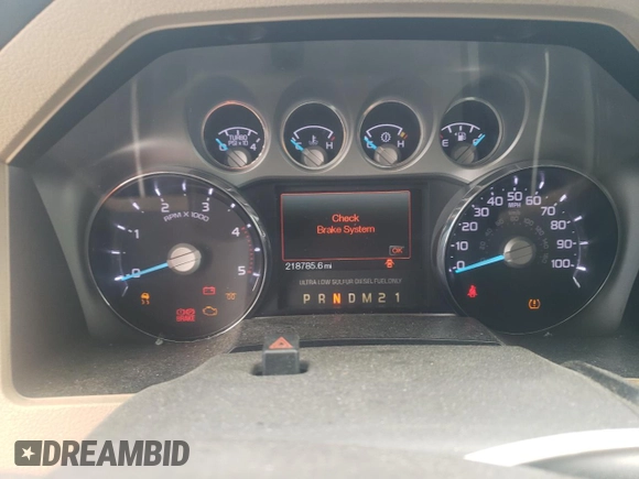 2012 Ford F-250 XL with VIN 1FT7W2BTXCEC92408, listed as a Copart auction lot 49335635 with 218,785 mi miles and Salvage Title. Bid and sale history available at DreamBid. Image 9.