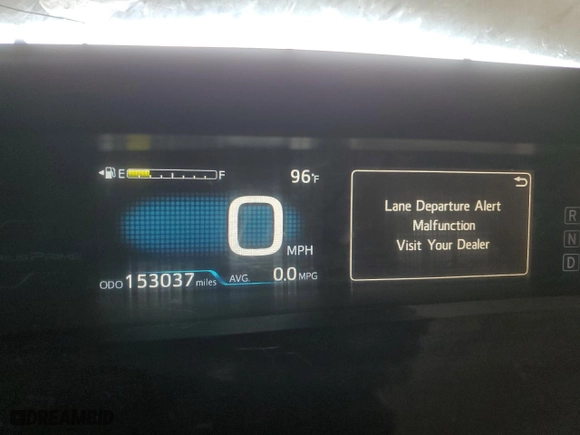 2019 Toyota Prius Prime Plus with VIN JTDKARFP4K3117306, listed as a Copart auction lot 72949714 with 153,037 mi miles and Clean Title. Bid and sale history available at carsss.com. Image 9.