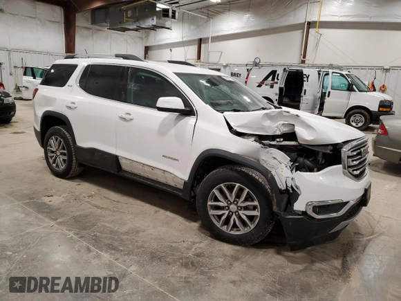 2018 GMC Acadia SLE with VIN 1GKKNSLA1JZ137864, listed as a Copart auction lot 88220055 with 121,966 mi miles and Non Repairable. Bid and sale history available at DreamBid. Image 4.