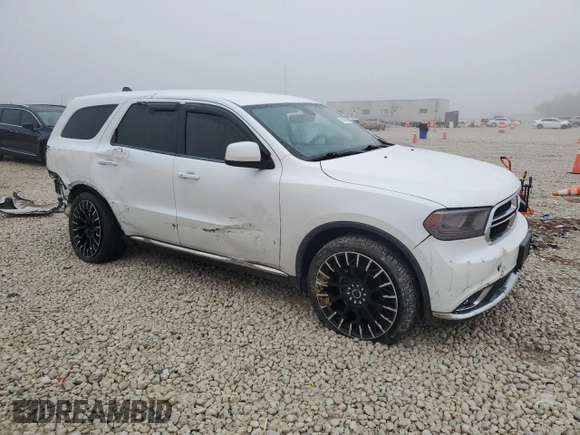 2019 Dodge Durango SXT Plus with VIN 1C4RDHAG5KC754910, listed as a Copart auction lot 43106925 with 104,148 mi miles and Salvage Title. Bid and sale history available at DreamBid. Image 4.