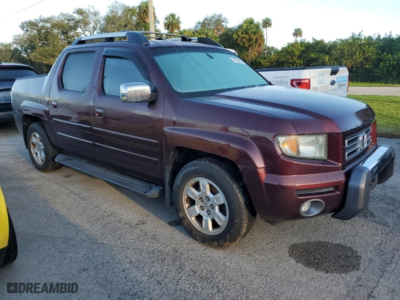 2008 Honda Ridgeline RTL with VIN 2HJYK16598H509674, listed as a Copart auction lot 74334434 with 0 mi miles and Non Repairable. Bid and sale history available at carsss.com. Image 4.