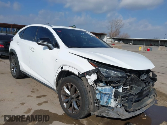 2016 Lexus NX 200t with VIN JTJYARBZ1G2039501, listed as a IAAI auction lot 41796628 with 99,924 mi miles. Bid and sale history available at carsss.com. Image 1.