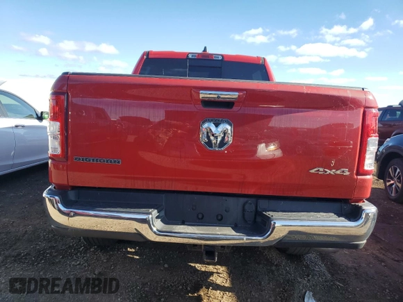 2019 Ram 1500 Big Horn/Lone Star with VIN 1C6RRFFGXKN920025, listed as a Copart auction lot 47775594 with 61,179 mi miles and Salvage Title. Bid and sale history available at carsss.com. Image 6.