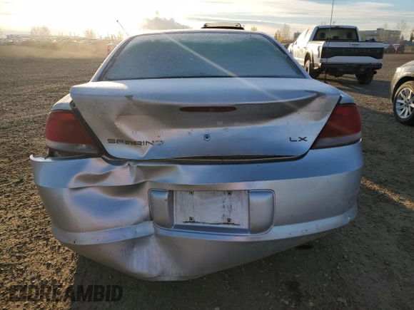 2001 Chrysler Sebring with VIN 1C3EL46U41N609633, listed as a Copart auction lot 75944184 with 246,722 mi miles and Salvage Title. Bid and sale history available at DreamBid. Image 6.