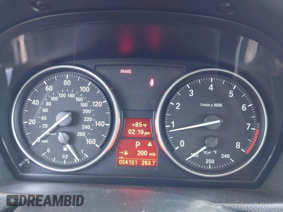 2009 BMW 3 Series 328i with VIN WBAWV13539P122930, listed as a IAAI auction lot 41970289 with 54,151 mi miles and . Bid and sale history available at DreamBid. Image 7.
