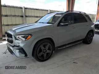 2024 Mercedes-Benz GLE 450 with VIN 4JGFB5KB1RB182563, listed as a Copart auction lot 52348585 with 17,149 mi miles and Salvage title. Bid and sale history available at DreamBid. Image 1.