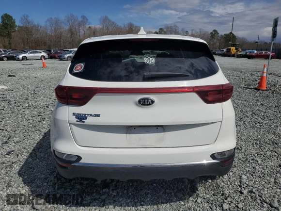 2020 Kia Sportage LX with VIN KNDPM3AC1L7780907, listed as a Copart auction lot 49606625 with 52,416 mi miles and Salvage Title. Bid and sale history available at carsss.com. Image 6.