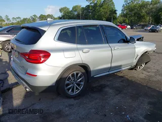 2019 BMW X3 xDrive30i with VIN 5UXTR9C52KLD92349, listed as a IAAI auction lot 41962148 with Not Provided miles and . Bid and sale history available at DreamBid. Image 4.