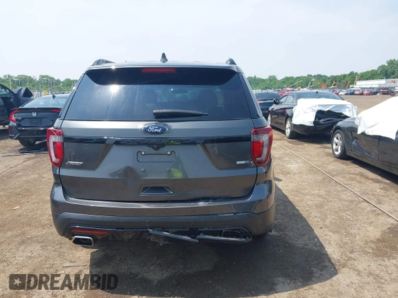 2017 Ford Explorer Sport z VIN 1FM5K8GT7HGB59563, wystawiony jako IAAI lot #42491656 z przebiegiem 90 622 mil mil oraz . Historia ofert i sprzedaży dostępna na DreamBid. Obrazek 6.