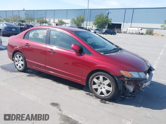 2008 Honda Civic LX z VIN 2HGFA16518H534553, wystawiony jako IAAI lot #42083382 z przebiegiem 159 786 mil mil oraz . Historia ofert i sprzedaży dostępna na DreamBid. Obrazek 1.