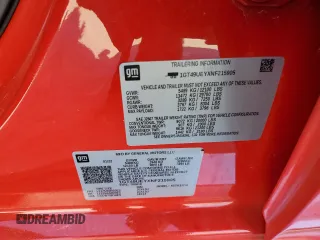 2022 GMC Sierra 3500HD SLT z VIN 1GT49UEYXNF215905, wystawiony jako Copart lot #52373835 z przebiegiem 36 787 mil mil oraz Szkody całkowita. Historia ofert i sprzedaży dostępna na DreamBid. Obrazek 14.