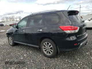 2014 Nissan Pathfinder SV with VIN 5N1AR2MM2EC666202, listed as a Copart auction lot 50097855 with 109,036 mi miles and Salvage Title. Bid and sale history available at carsss.com. Image 2.