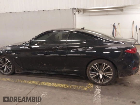 2018 Infiniti Q60 Luxe with VIN JN1EV7EL1JM393037, listed as a IAAI auction lot 41308526 with 54,065 mi miles and . Bid and sale history available at DreamBid. Image 14.