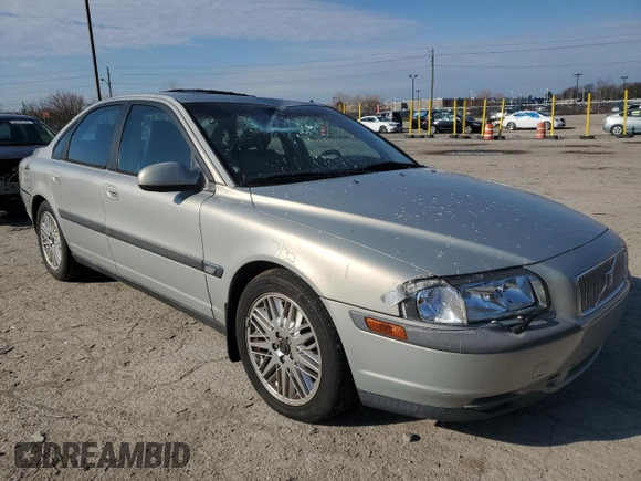 2000 Volvo S80 with VIN YV1TS94D1Y1127963, listed as a Copart auction lot 50544615 with 133,141 mi miles and Salvage Title. Bid and sale history available at carsss.com. Image 4.