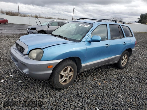 2004 Hyundai Santa Fe GLS with VIN KM8SC73D84U836947, listed as a Copart auction lot 43819265 with 153,487 mi miles and Salvage Title. Bid and sale history available at carsss.com. Image 1.