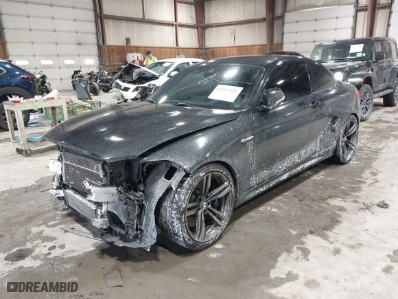2018 BMW M2 with VIN WBS1J5C56JVD36919, listed as a IAAI auction lot 41587121 with 46,356 mi miles. Bid and sale history available at carsss.com. Image 17.