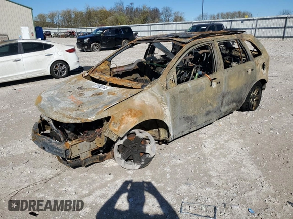 2011 Ford Edge SEL with VIN 2FMDK4JC9BBA10342, listed as a Copart auction lot 43480535 with 0 mi miles and Non Repairable. Bid and sale history available at carsss.com. Image 1.
