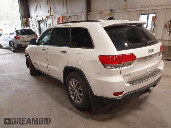 2014 Jeep Grand Cherokee Limited with VIN 1C4RJFBT1EC241036, listed as a IAAI auction lot 42179136 with 148,968 mi miles and . Bid and sale history available at DreamBid. Image 3.