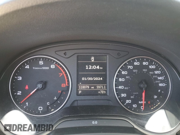2015 Audi A3 1.8T Premium with VIN WAUACGFF8F1128857, listed as a Copart auction lot 40540474 with 118,079 mi miles. Bid and sale history available at carsss.com. Image 9.