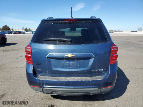 2016 Chevrolet Equinox LT with VIN 2GNFLFEK9G6336432, listed as a Copart auction lot 47817985 with 104,468 mi miles and Salvage Title. Bid and sale history available at carsss.com. Image 6.
