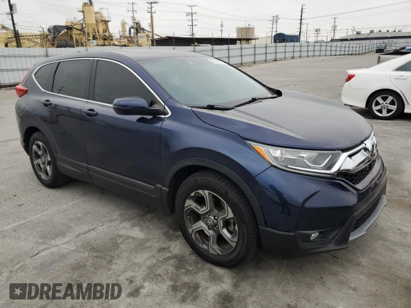 2019 Honda CR-V EX with VIN 5J6RW1H53KA003056, listed as a Copart auction lot 50590105 with 49,607 mi miles and Salvage Title. Bid and sale history available at carsss.com. Image 4.