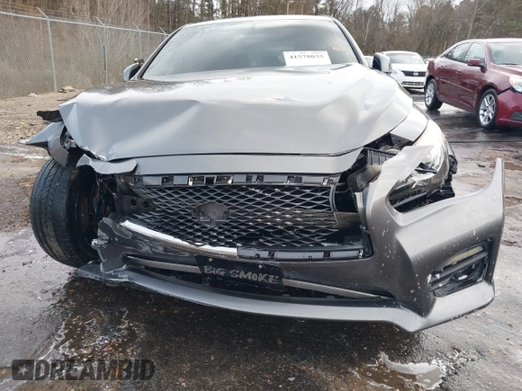 2015 Infiniti Q50 with VIN JN1BV7AP6FM336383, listed as a IAAI auction lot 41578035 with 109,591 mi miles and . Bid and sale history available at DreamBid. Image 13.