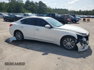 2014 Infiniti Q50 Sport with VIN JN1BV7AR2EM693415, listed as a Copart auction lot 59923525 with 202,658 mi miles and Clean title. Bid and sale history available at DreamBid. Image 4.